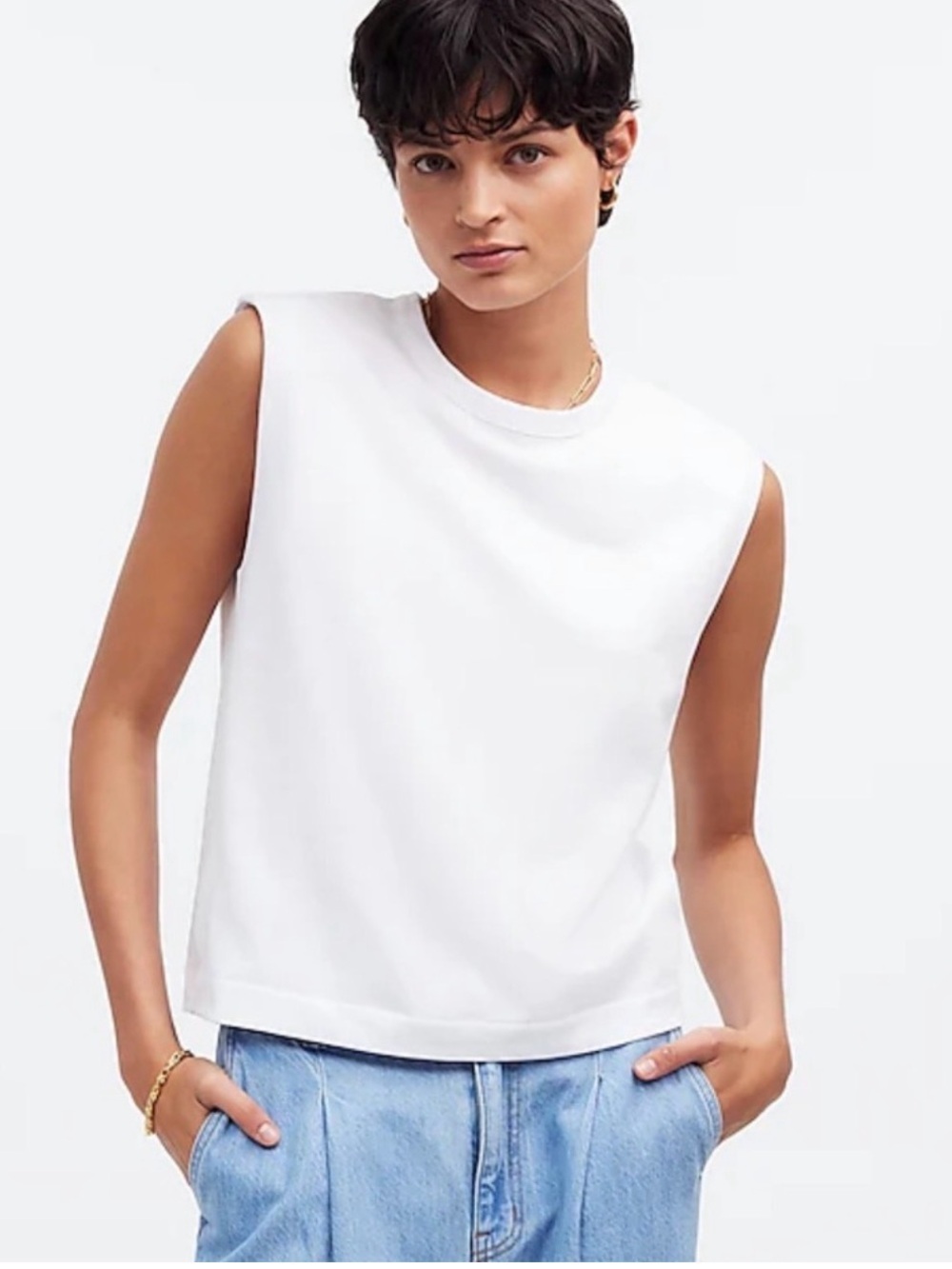 Madewell - Structured Muscle Tee - size s